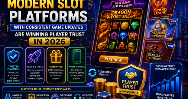 Why Modern Slot Platforms With Consistent Game Updates Are Winning Player Trust in 2026